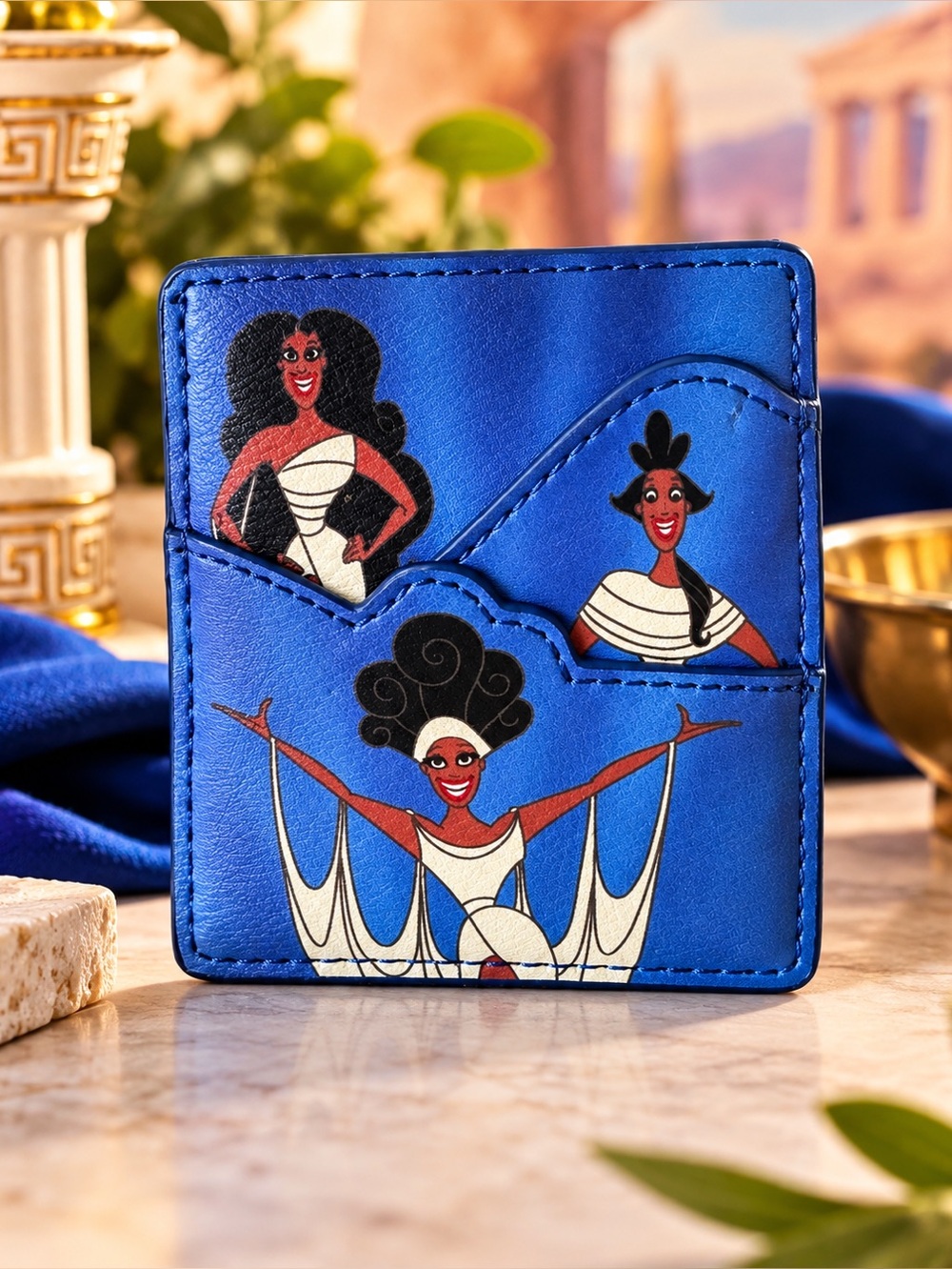Her Universe Disney Hercules Muses Blue Card Holder Wallet